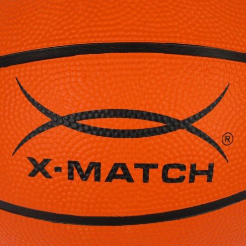 Мяч баскетбольный X-Match размер 3 оранжевый артикул 56461 фото 3