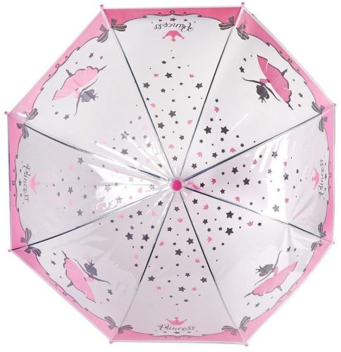 Зонт детский прозрачный полуавтомат Mary Poppins Принцесса 48 см 53742 фото 3