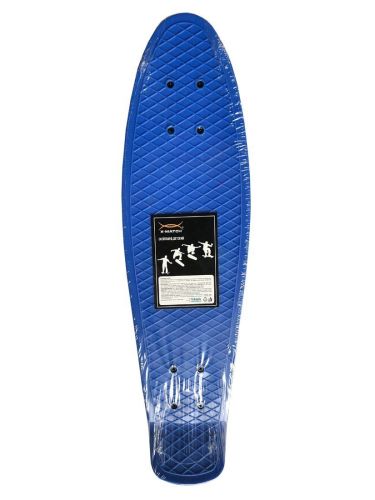 Скейтборд пенниборд X-Match 649104 пластик 65x18 см синий фото 4