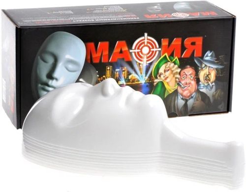 Подарочный набор настольная игра Нескучные игры Мафия с масками 8100 фото 2