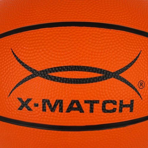 Мяч баскетбольный X-Match размер 7 оранжевый артикул 56462 фото 3