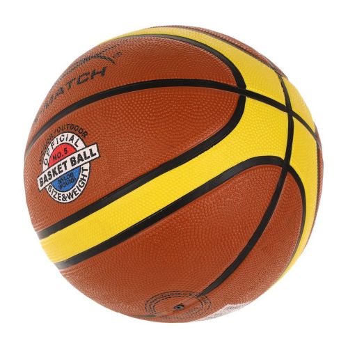 Мяч баскетбольный Х-Маtch размер 5 оранжево-желтый резина 56498 фото 2