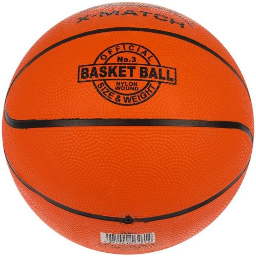 Мяч баскетбольный X-Match размер 3 оранжевый артикул 56461 фото 2