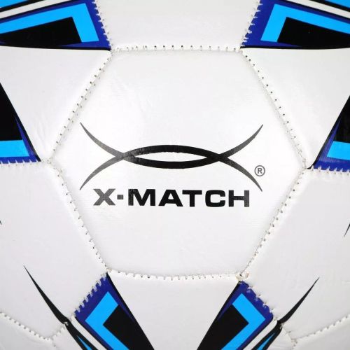 Мяч футбольный X-Match размер 5 покрышка 1 слой 1,6 мм PVC 56466 фото 3