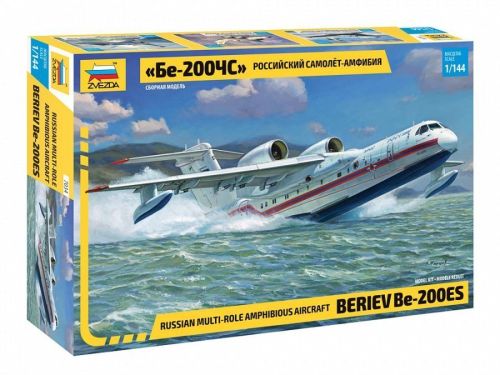 Сборная модель ZVEZDA Российский самолет-амфибия Бе-200 (7034) 1:144