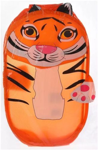 Корзина Наша игрушка Тигр 34x34x55 см оранжевый фото 3