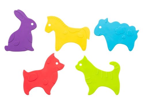 Мини-коврики для ванны Roxy-Kids Animals 5 шт в ассортименте RBM-010-CG