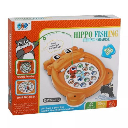 Настольная игра-рыбалка Hippo Fishing со звуковыми эффектами в ассортименте 989-02B  фото 3