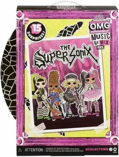 Кукла L.O.L. Surprise OMG Remix Rock Fame Queen 25 см 577607 фото 3