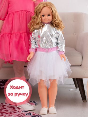 Большая интерактивная кукла 83 см Весна Снежана модница 2 с механизмом движения В4139/о фото 2