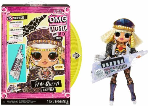 Кукла L.O.L. Surprise OMG Remix Rock Fame Queen 25 см 577607 фото 5