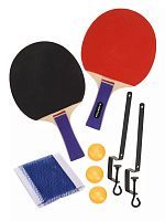 Набор для настольного тенниса X-Match: ракетки, шарики, крепления, сетка 649271