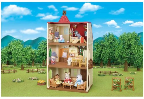 Игровой набор Sylvanian Families Трехэтажный дом с флюгелем 5400 фото 6