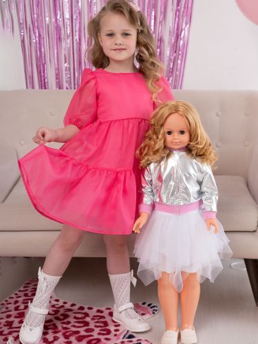 Большая интерактивная кукла 83 см Весна Снежана модница 2 с механизмом движения В4139/о фото 6