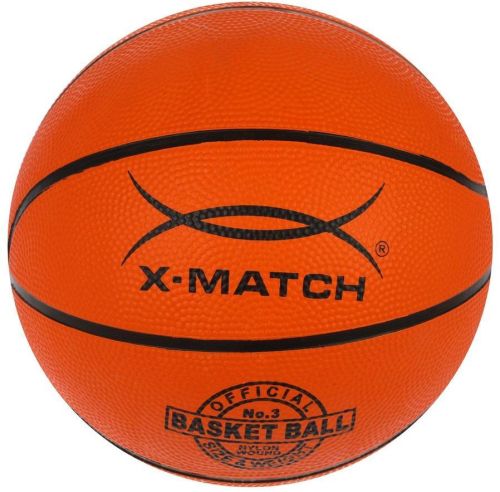 Мяч баскетбольный X-Match размер 3 оранжевый артикул 56461
