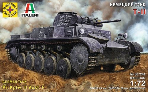 Сборная модель Моделист Немецкий танк Т-II (307244) 1:72