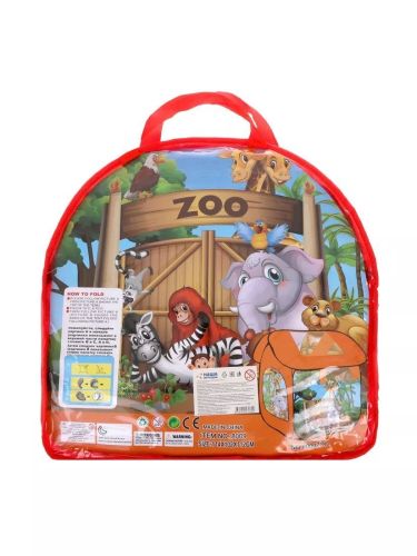 Детская игровая палатка Зоопарк 112 х 102 х 114 см в сумке 200670754 фото 3