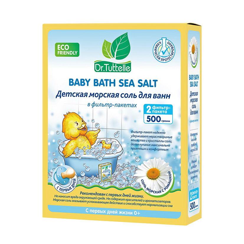 Соль для ванн DR.Tuttelle морская с ромашкой 500 гр