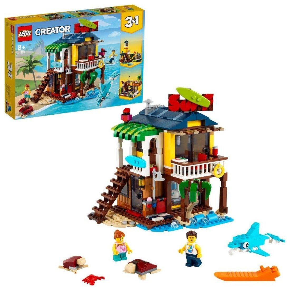 Констр-р LEGO Creator Пляжный домик серферов