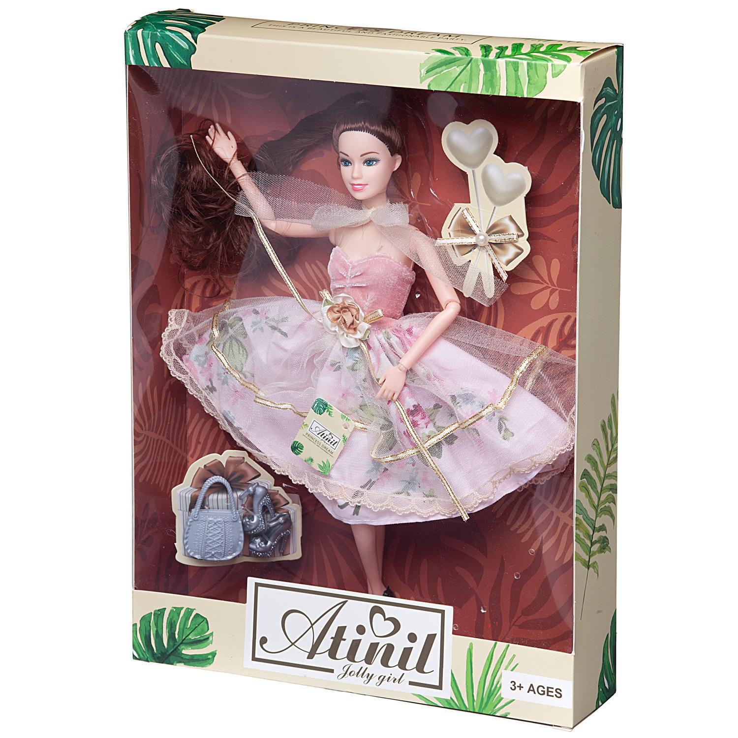 Кукла Junfa Atinil В гармонии с природой в платье с воздушным шарфом, 28см