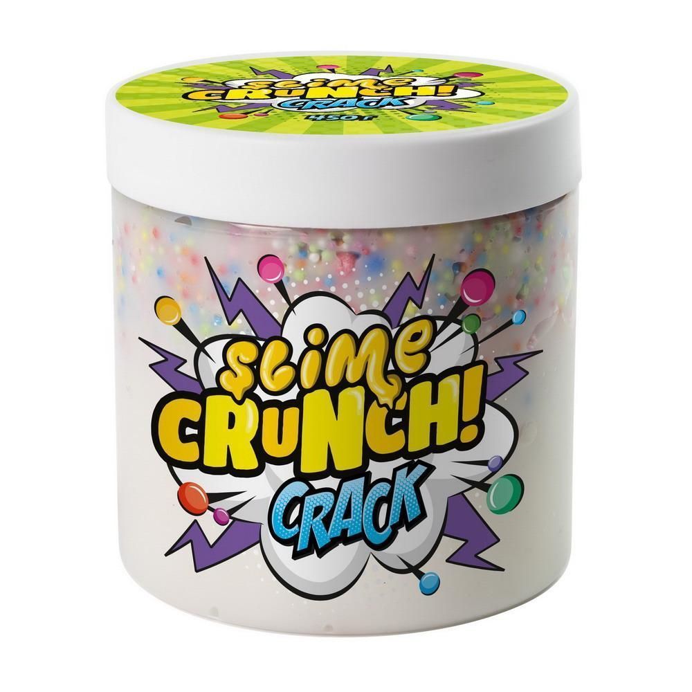 Набор для экспериментов Slime Crunch-slime Crack слайм с ароматом сливочной помадки 450 гр