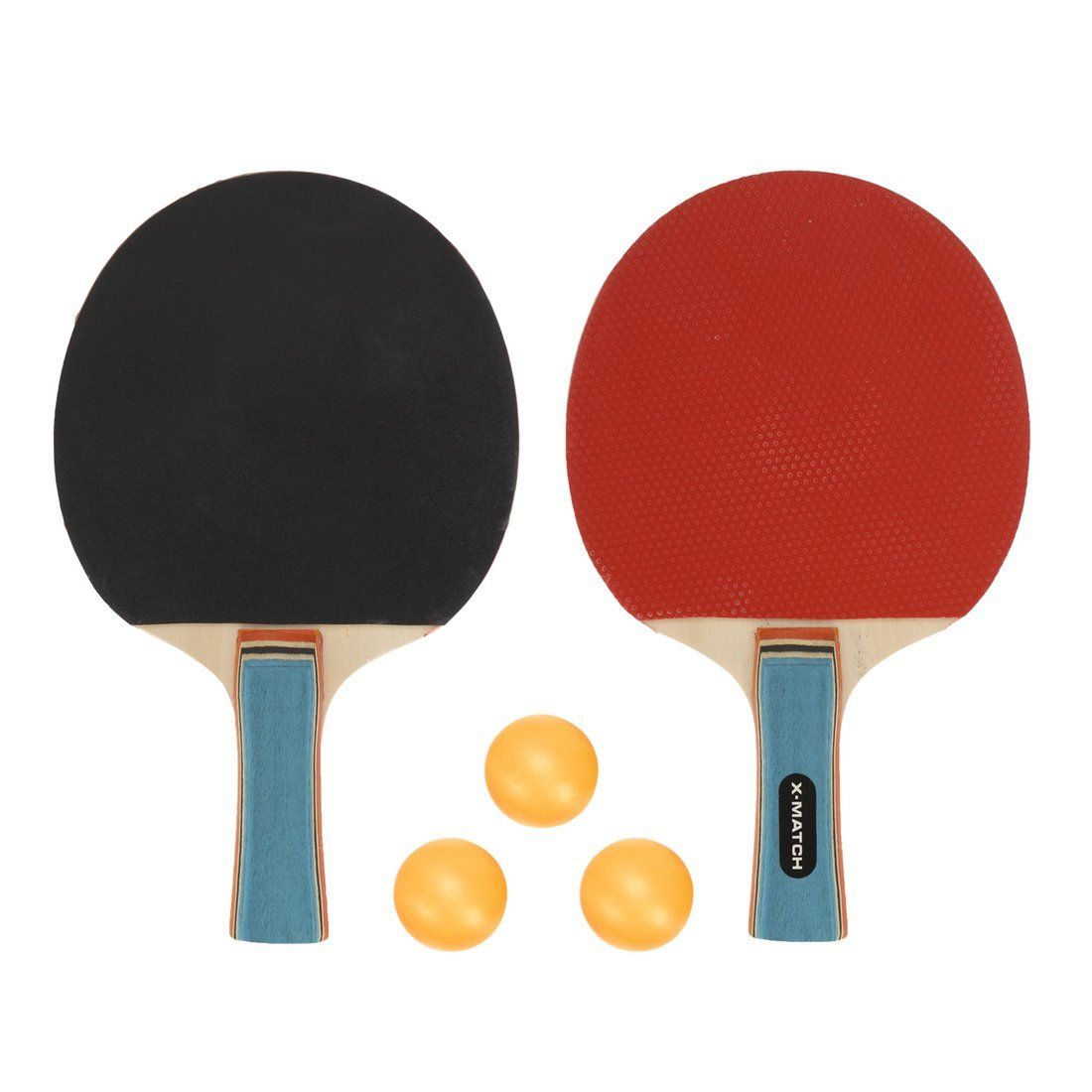 Набор для наст.тенниса, комплектность: 2 ракетки 8 мм.,  3 шарика