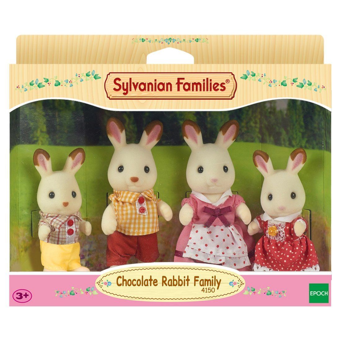 Фигурки Sylvanian Families Семья шоколадных кроликов 4150