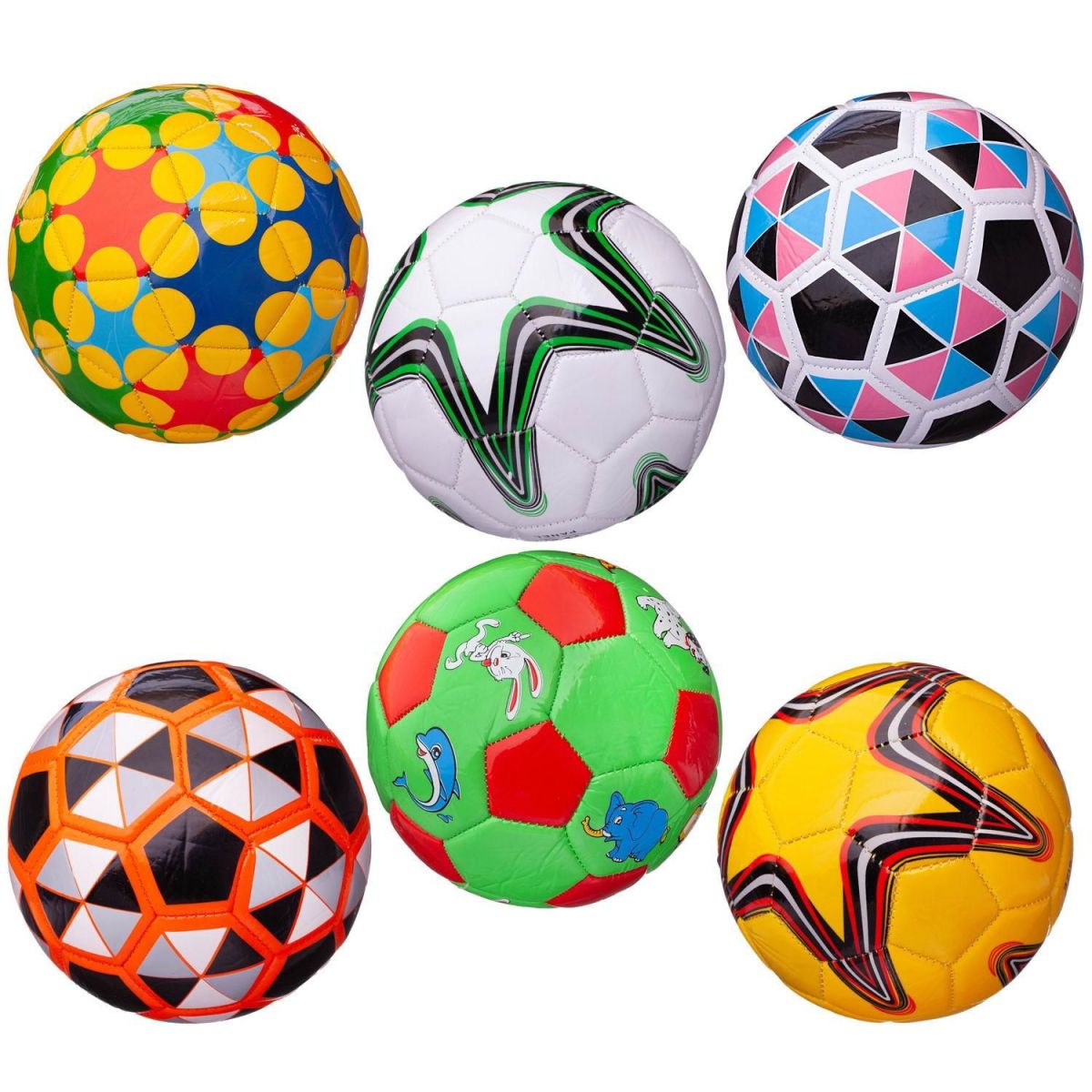 Мяч футбольный Junfa 15см в ассоритменте