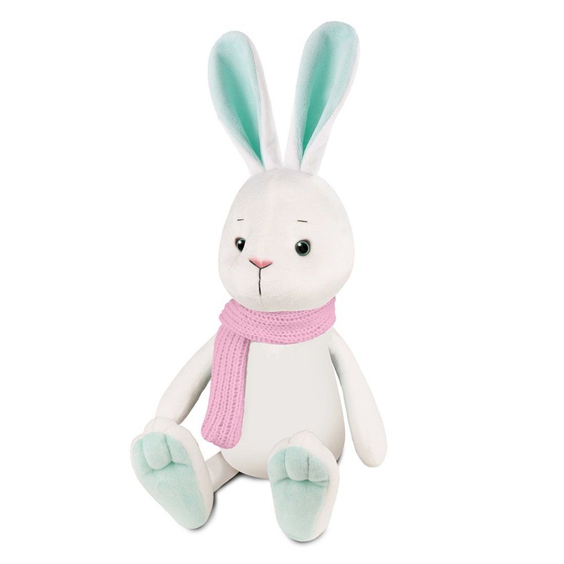 Мягкая игрушка Кролик Тони в шарфе 20 см