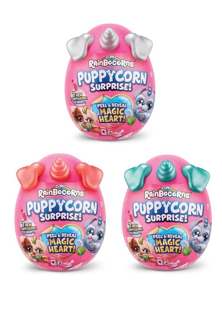 Игрушка плюш-сюрприз RainBocoRns Puppycorn NEW мини в яйце в в комплекте с аксессуарами, в ассорт.