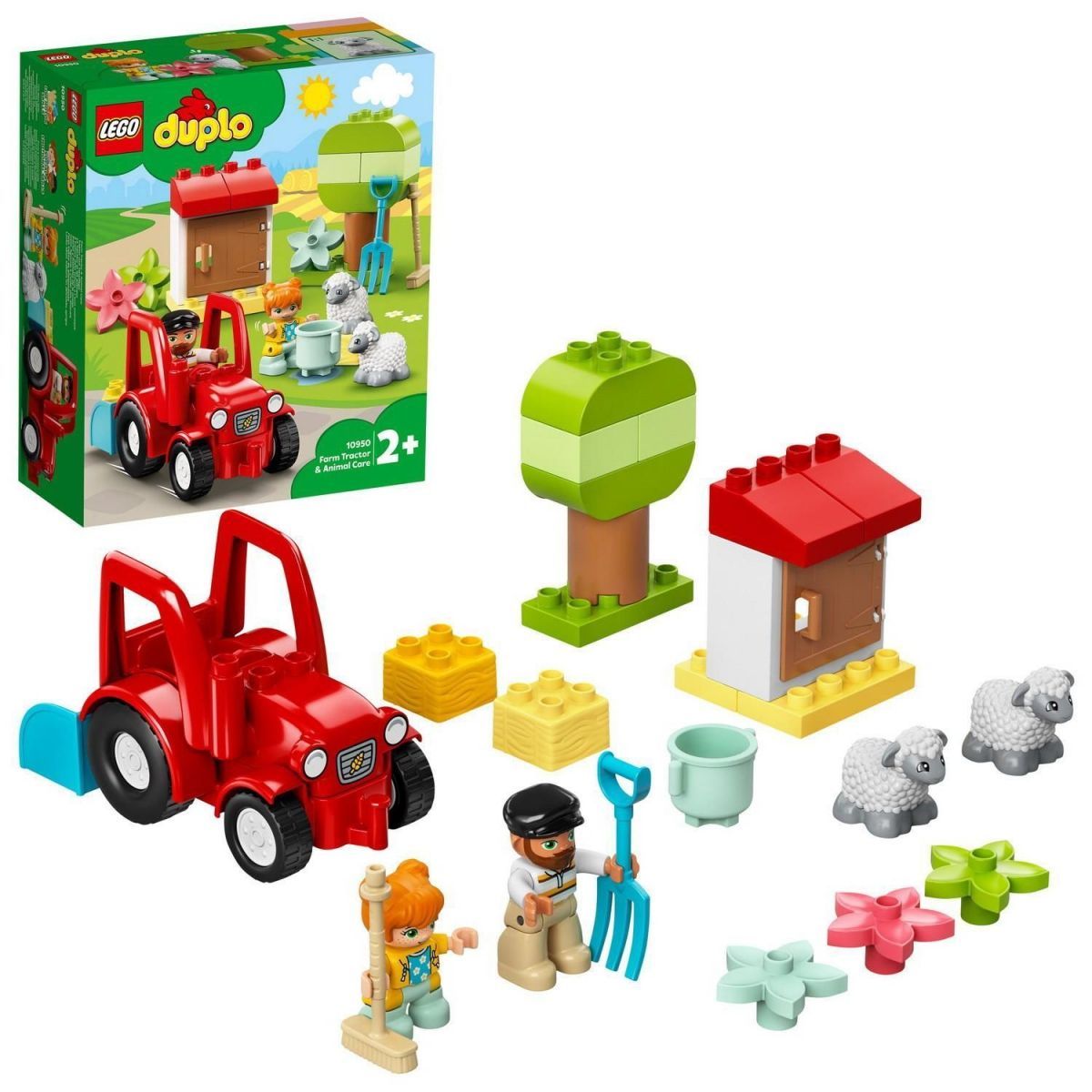 Конструктор LEGO DUPLO Town Фермерский трактор и животные