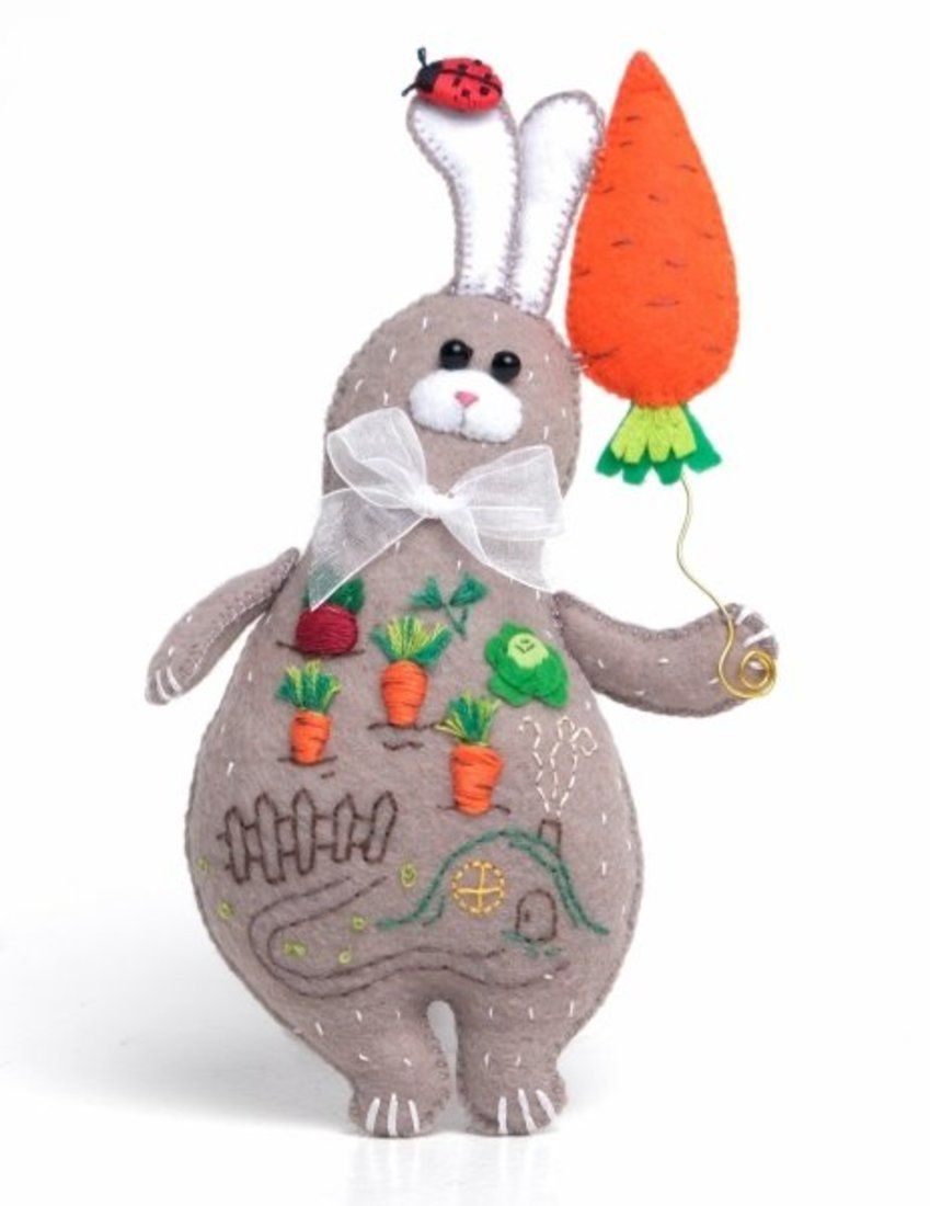 Набор для изготовления текст. игрушки Морковный заяц