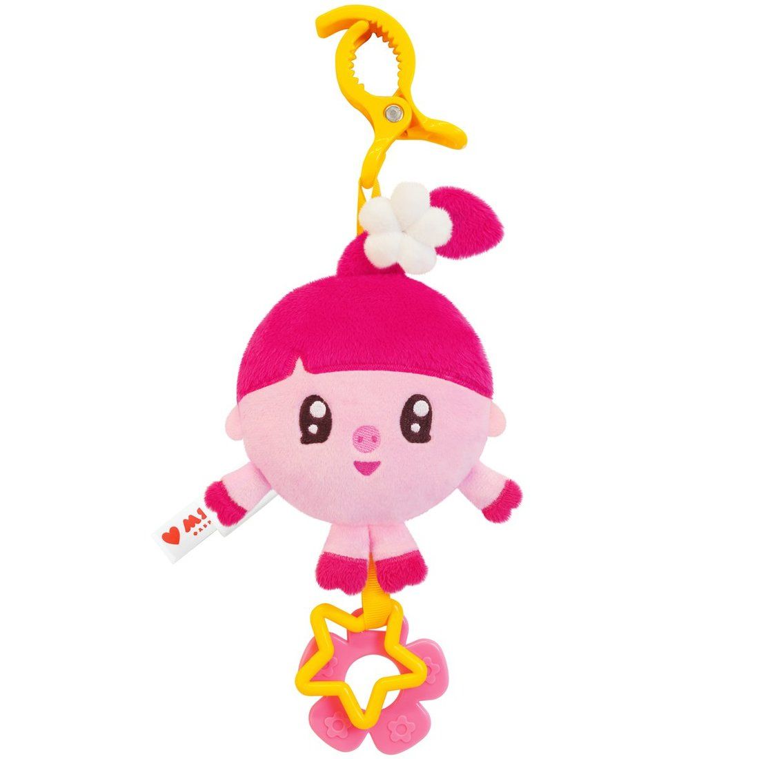 Подвесная игрушка Мякиши Малышарики Нюшенька (584) розовый