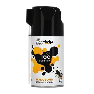 аэрозоль help от ос и шершней инсектицидный, 250 мл Аэрозоль HELP от ОС и ШЕРШНЕЙ инсектицидный, 250 мл