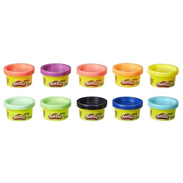 Набор для творчества Hasbro Play-Doh для лепки Комплект для вечеринок 10 цветов