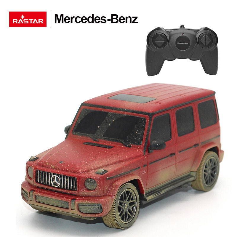 Машина р/у 1:24 Mercedes-Benz G63 AMG-Muddy version, красный, 2,4G Модель с эффектом загрязнения