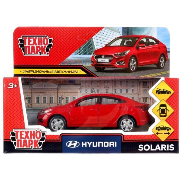 Машинка Технопарк HYUNDAI SOLARIS красный 12 см
