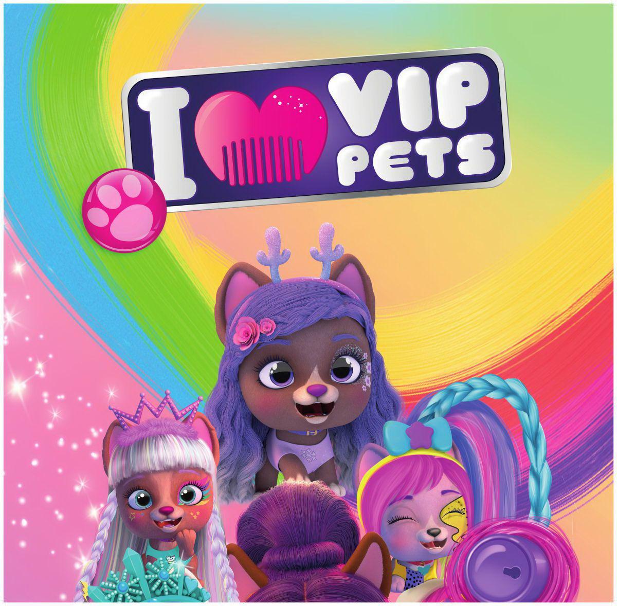 Игровой набор IMC Toys VIP Pets Модные щенки (салатовые крышки)