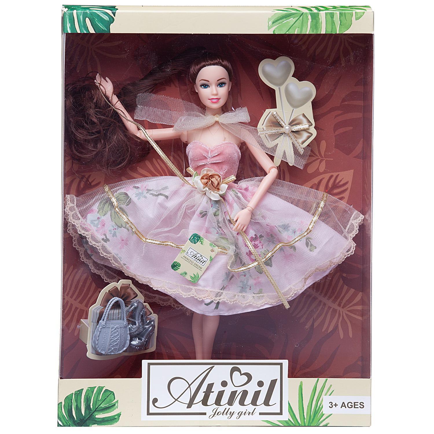 Кукла Junfa Atinil В гармонии с природой в платье с воздушным шарфом, 28см