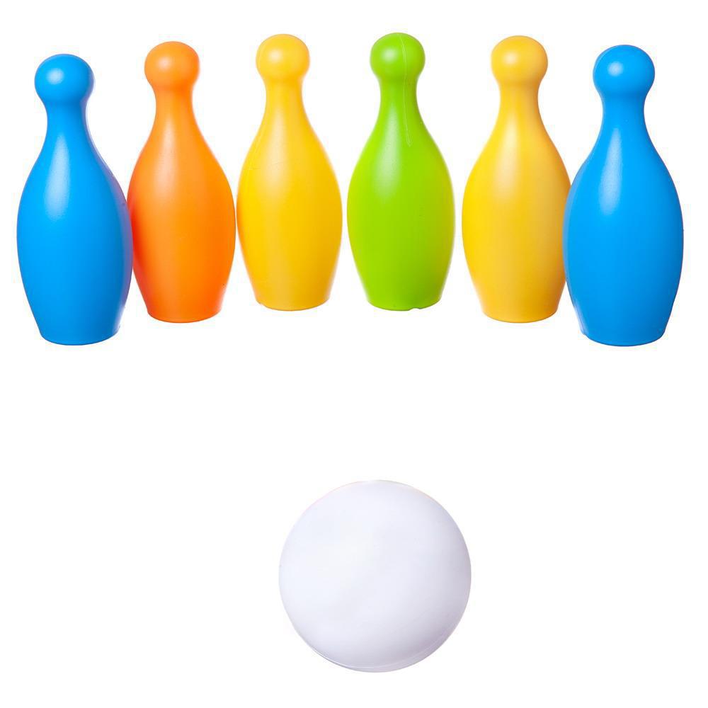Игровой набор Junfa Боулинг с 6 кеглями и шаром в коробке