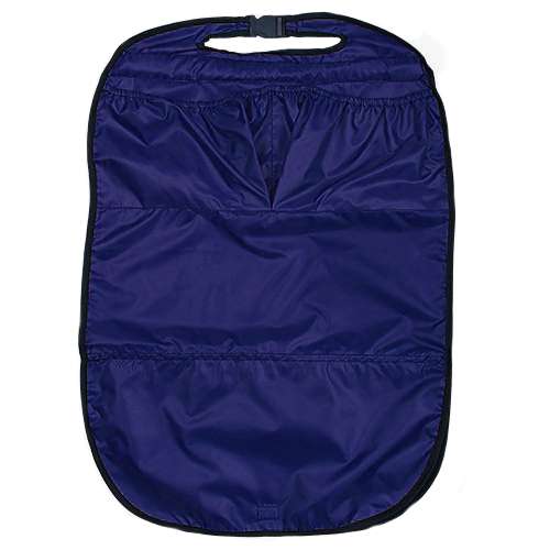 Защита для автомобильного кресла от детских ножек с карманами Карапуз 121-КИ (Синий)