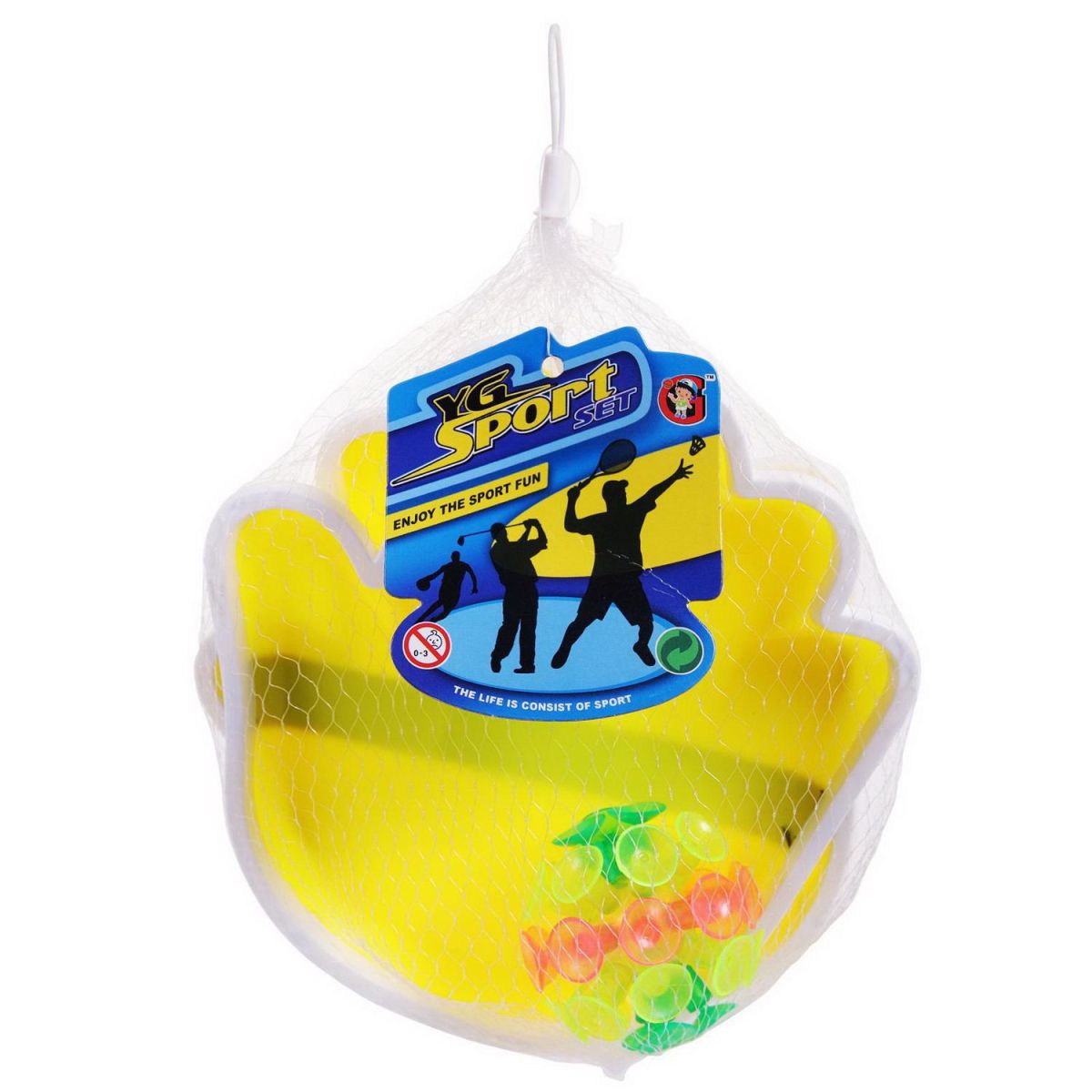Набор игровой "Лови-бросай", в комплекте мячик c перчаткой для ловли мяча,12 шт. в дисплее