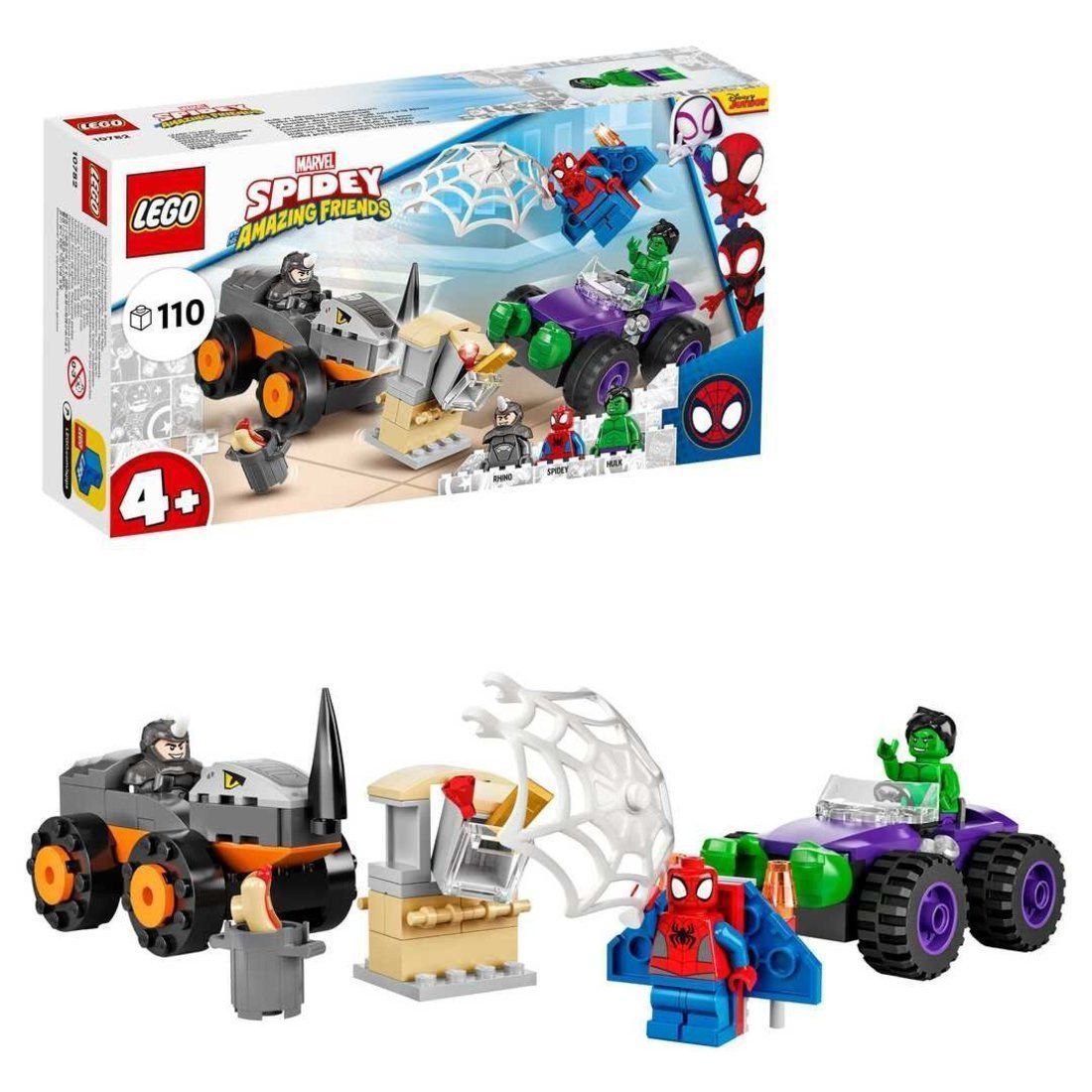 Констр-р LEGO Juniors Схватка Халка и Носорога на грузовиках