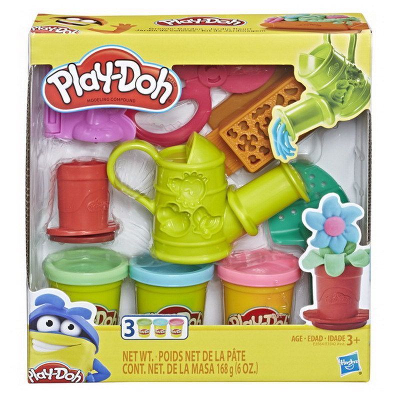 Набор для творчества Hasbro Play-Doh для лепки 2 вида Сад, Инструменты
