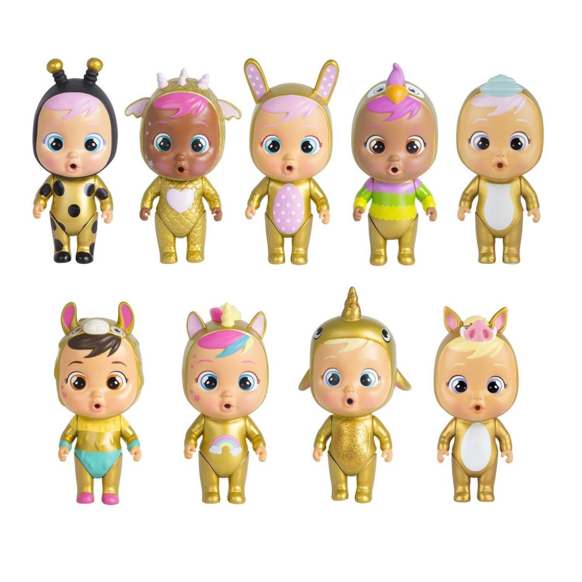 Кукла IMC Toys Cry Babies Magic Tears GOLDEN EDITION Плачущий младенец с домиком и аксессуарами 7 видов