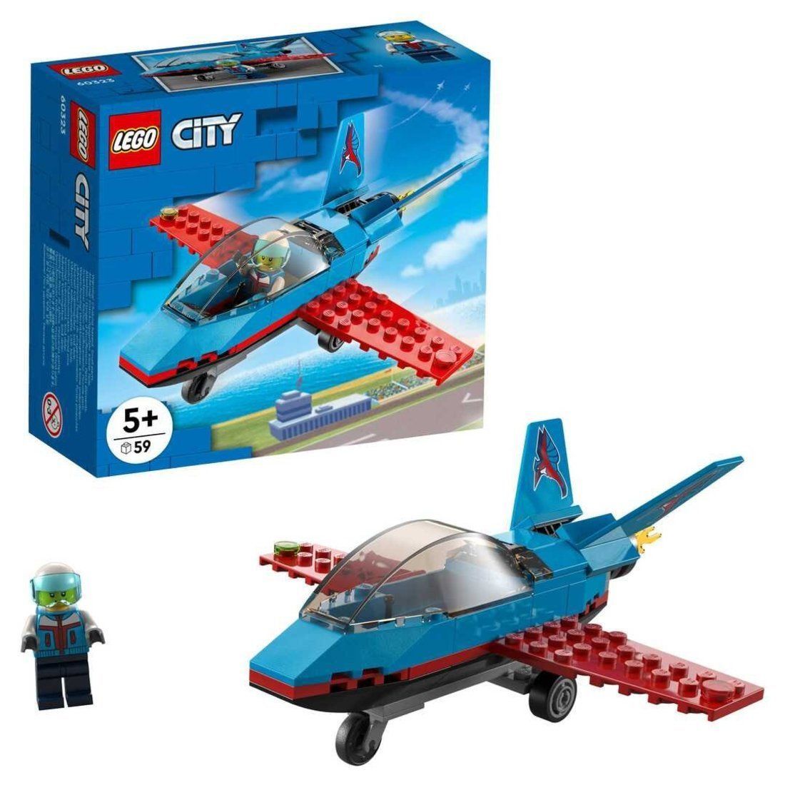 Констр-р LEGO CITY Трюковый самолёт