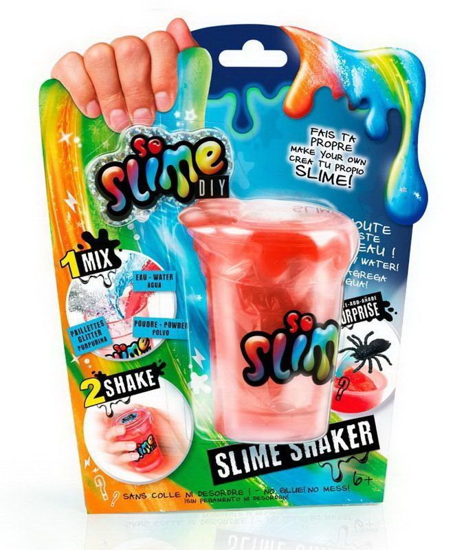 Набор для экспериментов Canal Toys SO SLIME DIY серии "Slime Shaker" Ужастики, 6 цветов в ассортименте