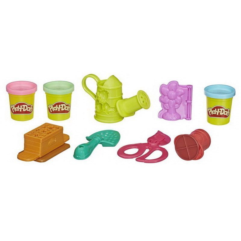 Набор для творчества Hasbro Play-Doh для лепки 2 вида Сад, Инструменты
