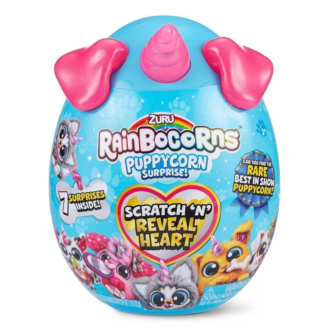 Игрушка плюш-сюрприз RainBocoRns Puppycorn мини в яйце в комплекте с аксессуарами, в ассорт.