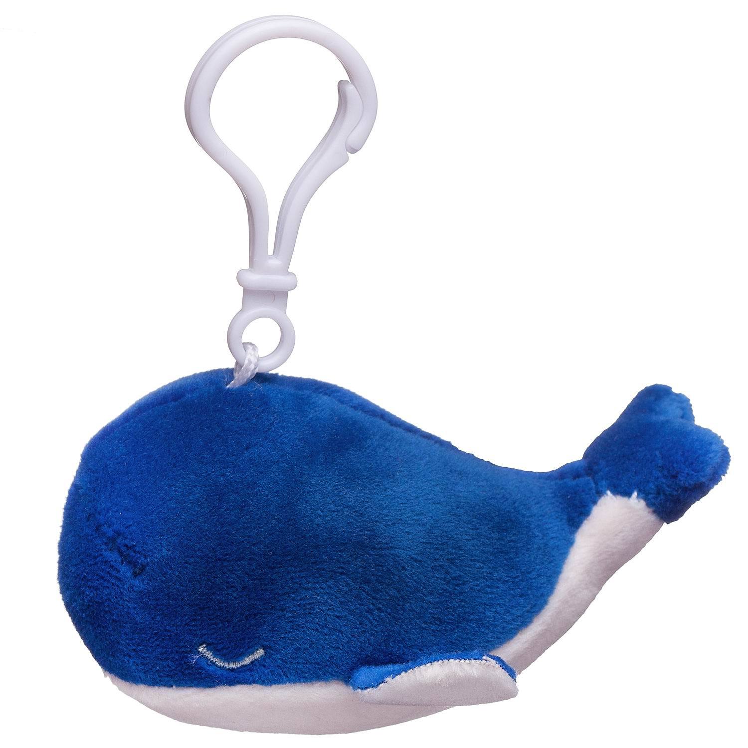 Мягкая игрушка Abtoys Supersoft mini кит, 7см with с пластиковым карабином